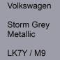 Preview: Volkswagen, Storm Grey Metallic, LK7Y / M9.